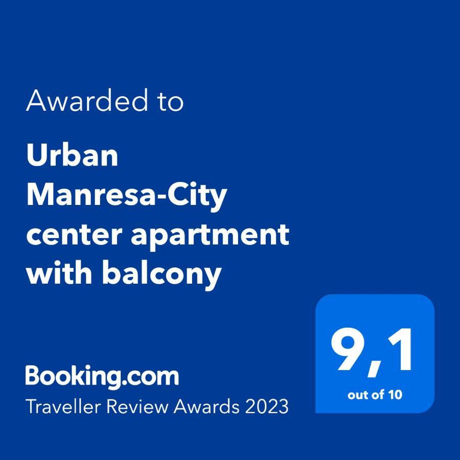 Urban Manresa-City Center Apartment With Balcony Exterior photo